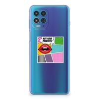 Motorola Moto G100 | Sillicone Back Cover | Popart Princess