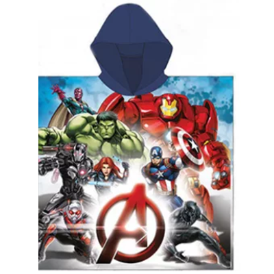 Marvel Team Avengers poncho - 55 x 110 cm - polyester