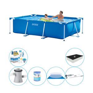 Intex Frame Pool Rechthoekig 260x160x65 cm - Zwembad Combinatie Pakket