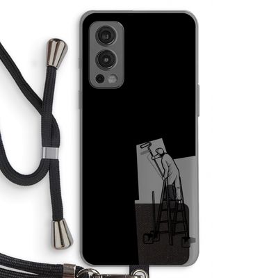 Musketon Painter: OnePlus Nord 2 5G Transparant Hoesje met koord