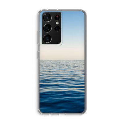 Water horizon: Samsung Galaxy S21 Ultra Transparant Hoesje