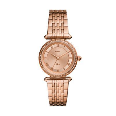 Horlogeband Fossil ES4711 Roestvrij staal (RVS) Rosé 18mm
