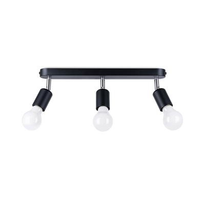 Plafondlamp FORNES 3 zwart