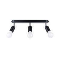 Plafondlamp FORNES 3 zwart