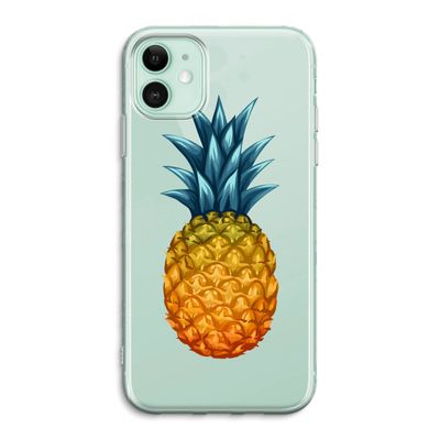 Grote ananas: iPhone 11 Transparant Hoesje