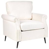 Beliani - VIETAS - Fauteuil - Wit - Polyester