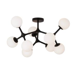 Stars of Light Design plafondlampMaragall 9-lichts zwart - 39532