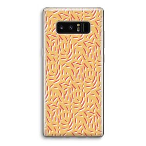 Camouflage: Samsung Galaxy Note 8 Transparant Hoesje