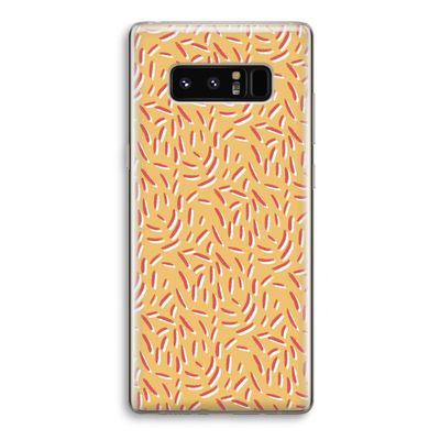 Camouflage: Samsung Galaxy Note 8 Transparant Hoesje