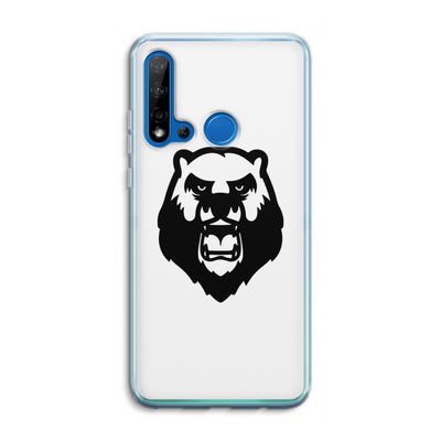 Angry Bear (white): Huawei P20 Lite (2019) Transparant Hoesje