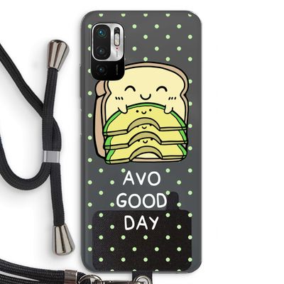 Avo Good Day: Xiaomi Redmi Note 10 5G Transparant Hoesje met koord