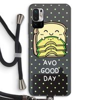 Avo Good Day: Xiaomi Redmi Note 10 5G Transparant Hoesje met koord