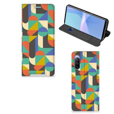 Sony Xperia 10 III | Hoesje met Magneet | Funky Retro