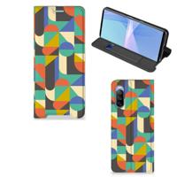 Sony Xperia 10 III | Hoesje met Magneet | Funky Retro