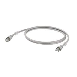 Weidmüller 1165940150 RJ45 Netwerkkabel, patchkabel CAT 6A S/FTP 15.00 m Grijs Vlambestendig 1 stuk(s)