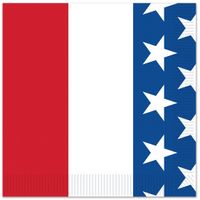 16x Amerika/Verenigde Staten landen thema servetten 25 x 25 cm