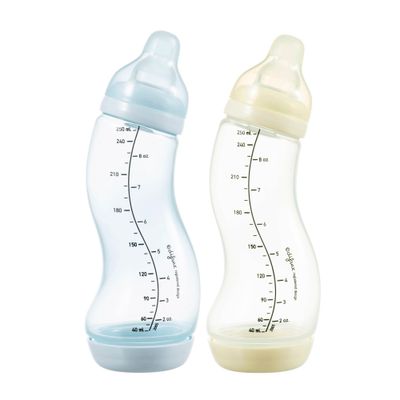 Doublepack S-babyfles Natural 250ml - Ice/Popcorn