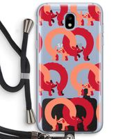 Dogs: Samsung Galaxy J5 (2017) Transparant Hoesje met koord