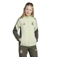 adidas Real Madrid Presentatie Trainingsjack 2025-2026 Kids Lichtgroen Grijs
