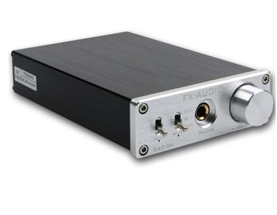FX-AUDIO DAC-X6 koorts HiFi Fiber coaxiale USB amp digitale audio DAC decoder 24-bit/192 (zilver)
