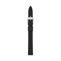 Horlogeband Fossil S121036 Leder Zwart 12mm
