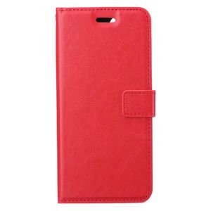 Basey OnePlus Nord CE 2 Lite Hoesje Book Case Kunstleer Cover Hoes - Rood