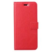 Basey Samsung Galaxy S23 Hoesje Book Case Kunstleer Cover Hoes -Rood