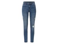 esmara Dames push-up-jeans Super Skinny Fit (42, Blauw)