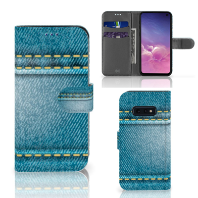 Samsung Galaxy S10e | Wallet Case | met Pasjes | Jeans