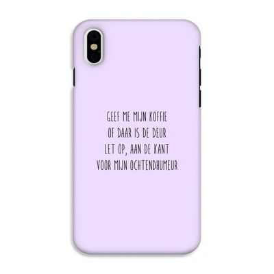 Ochtendhumeur: iPhone X Tough Case