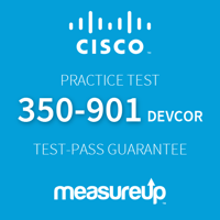 Practice Test Cisco 350-901 DEVCOR Developing Applications using Cisco Core Platforms and APIs
