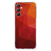 Shockproof Case voor Samsung Galaxy A05s Polygon Red - thumbnail