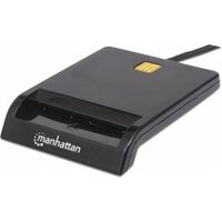 Manhattan 102049 Binnen USB 2.0 Zwart smart card reader