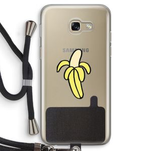 Banana: Samsung Galaxy A5 (2017) Transparant Hoesje met koord