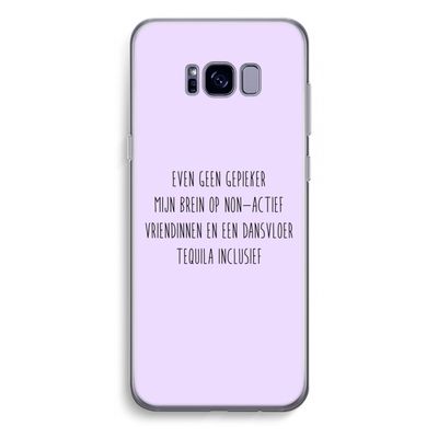 Tequila: Samsung Galaxy S8 Plus Transparant Hoesje