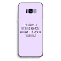 Tequila: Samsung Galaxy S8 Plus Transparant Hoesje Tequila: Samsung Galaxy S8 Plus Transparant Hoesje