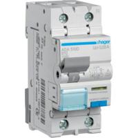 Hager ADA510D ADA510D Aardlekschakelaar/zekeringautomaat 1-fasig B 1-polig 10 A 0.03 A 240 V