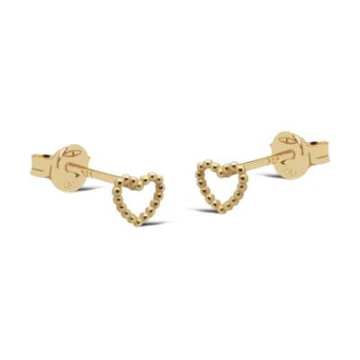 Karma Oorbellen Elsie Open Heart | Goud