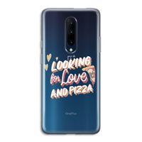 Pizza is the answer: OnePlus 7 Pro Transparant Hoesje