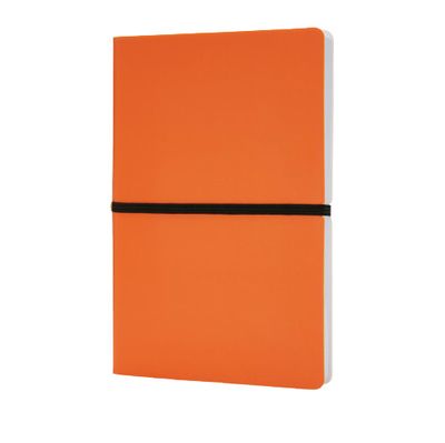 XD Collection notitieboek Deluxe A5 PU/papier oranje XD Collection notitieboek Deluxe A5 PU/papier oranje