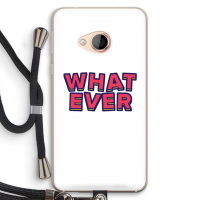 Whatever: HTC U Play Transparant Hoesje met koord
