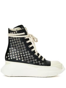 Rick Owens DRKSHDW baskets montantes à détails d'œillets - Noir