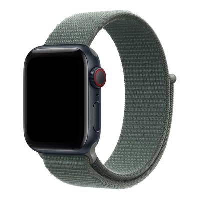 Apple Watch Bandje - Nylon - Saliegroen - 38, 40, 41 & 42mm Apple Watch Bandje - Nylon - Saliegroen - 38, 40, 41 & 42mm