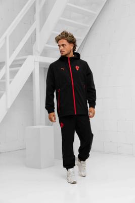 AC Milan Tech Woven Trainingspak Senior 2025/2026 Zwart - Maat S - Kleur: Zwart | Soccerfanshop