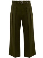 JW Anderson pantalon de costume à plis marqués - Vert