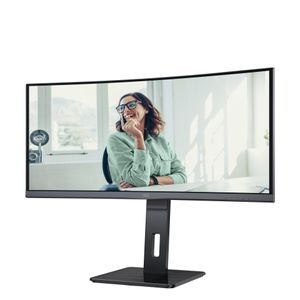 AOC CU34P3CV computer monitor 86,4 cm (34") 3440 x 1440 Pixels UltraWide Quad HD LED Zwart