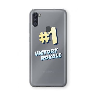 Victory Royale: Samsung Galaxy A11 Transparant Hoesje
