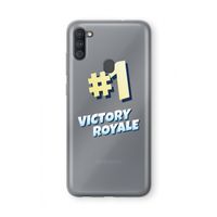 Victory Royale: Samsung Galaxy A11 Transparant Hoesje