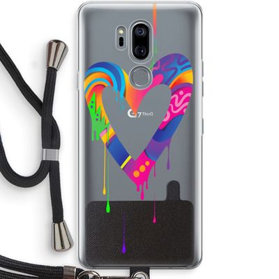 Melts My Heart: LG G7 Thinq Transparant Hoesje met koord