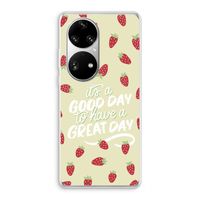 Don't forget to have a great day: Huawei P50 Pro Transparant Hoesje